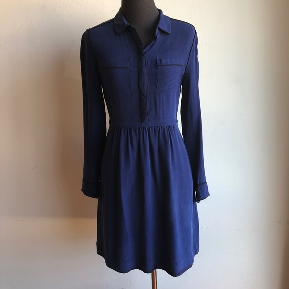 Madewell Dresses & Skirts - Madewell Cute Blue Flare Dress
